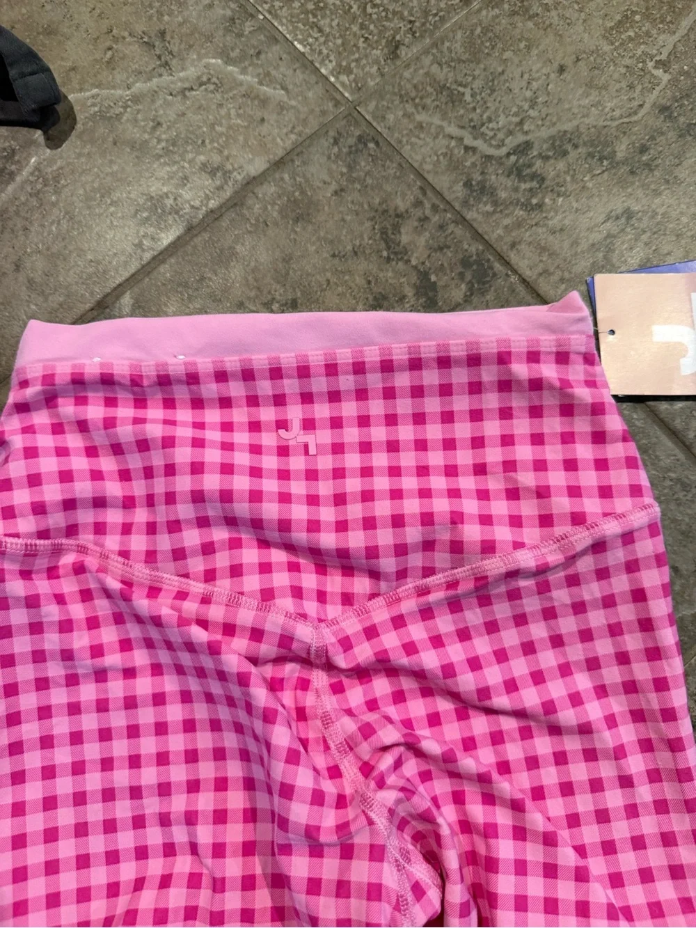 🍗JoyLab 7/8 high rise Pink Gingham Leggings